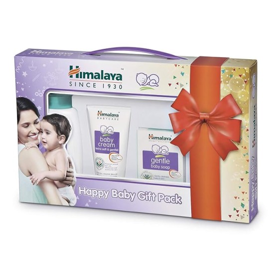 Himalaya Happy Baby Gift Pack ( 5 IN 1) - (Soap, Shampoo, Lotion, Diaper Rash Cream, Baby Cream)
