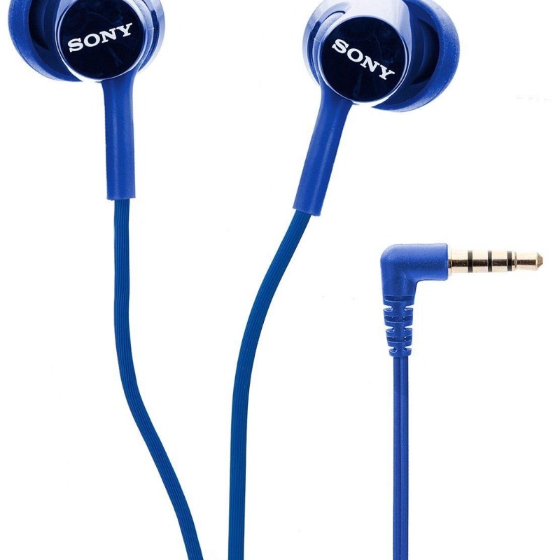 Sony MDR-EX150AP Wired In Ear Headphone with Mic (Blue) Sony MDR-EX150AP Wired In Ear Headphone with Mic (Blue)