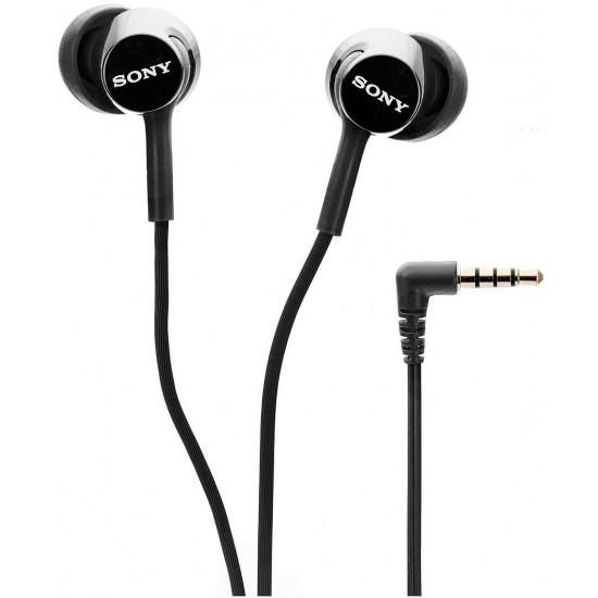 Sony MDR-EX150AP Wired In Ear Headphone with Mic (Black)