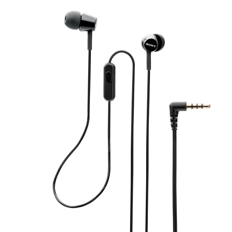 Sony MDR-EX150AP Wired In Ear Headphone with Mic (Black) Sony MDR-EX150AP Wired In Ear Headphone with Mic (Black)