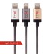 BoAt LTG 500 Apple MFI Certified for iPhone, iPad and iPod 2Mtr Data Cable(Metallic Silver)