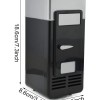 ThreeH New Mini Red USB Fridge Cooler Beverage Drink Cans Cooler/Warmer Refrigerator for Laptop PC Computer Black H-UF05,Black ThreeH New Mini Red USB Fridge Cooler Beverage Drink Cans Cooler/Warmer Refrigerator for Laptop PC Computer Black H-UF05,Black