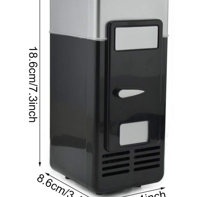 ThreeH New Mini Red USB Fridge Cooler Beverage Drink Cans Cooler/Warmer Refrigerator for Laptop PC Computer Black H-UF05,Black ThreeH New Mini Red USB Fridge Cooler Beverage Drink Cans Cooler/Warmer Refrigerator for Laptop PC Computer Black H-UF05,Black