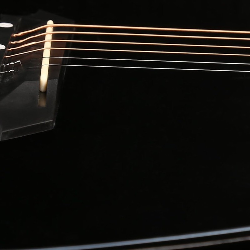 Juârez Acoustic Guitar, 38 Inch Cutaway, 038C with Bag, Strings, Pick and Strap, Black Juârez Acoustic Guitar, 38 Inch Cutaway, 038C with Bag, Strings, Pick and Strap, Black