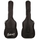 Juârez Acoustic Guitar Kit, 38 Inch Cutaway, 038C with Bag, Strings, Pick and Strap, Black