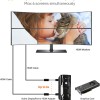 CableCreation Active DisplayPort to HDMI Adapter – 4K UHD, 3D Audio & Video, Eyefinity Multi-Screen Support – Black