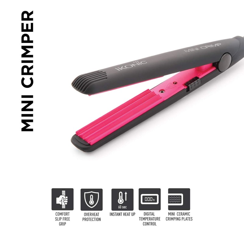 IKONIC MINI CRIMPER- BLACK & PINK IKONIC MINI CRIMPER- BLACK & PINK