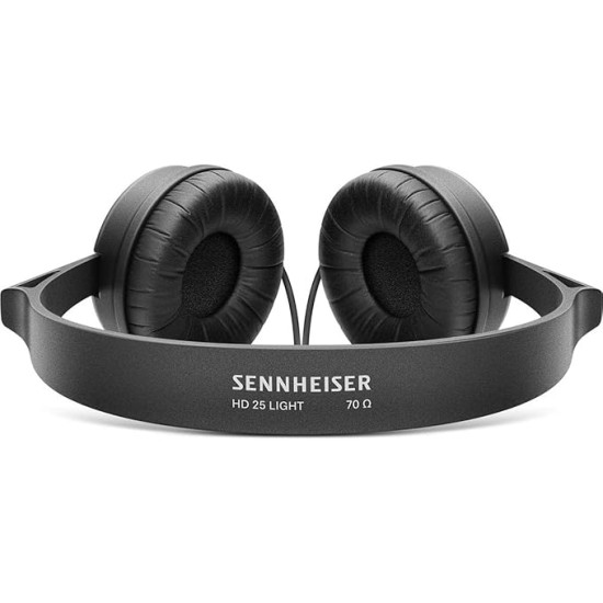 SENNHEISER HD 25 Light Closed-Back On-Ear Monitoring Headphones | Lightweight Split Headband | Dynamic Drivers | Dual-Sided Detachable Cable | Ideal for Studio Monitoring, Live Recording & Broadcast