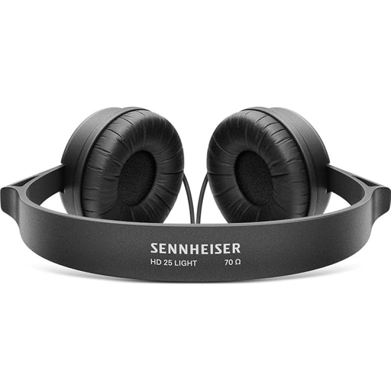 SENNHEISER HD 25 Light Closed-Back On-Ear Monitoring Headphones | Lightweight Split Headband | Dynamic Drivers | Dual-Sided Detachable Cable | Ideal for Studio Monitoring, Live Recording & Broadcast
