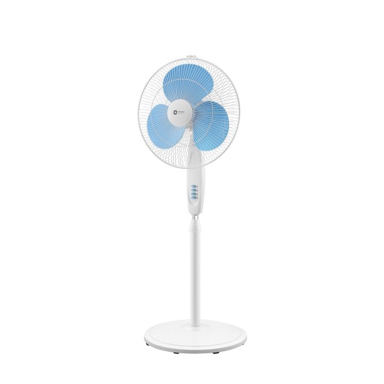 Orient Electric Stand-82 400 MM Oscillating Pedestal Fans | Stand Fan with Tilt Mechanism | High Air Delivery | Aesthetic Design with Telescopic Arrangement (Sky Blue)