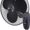 Orient Electric 400 MM Wall-44 Trendz Mount Fan | Wall Mount Fan for Home & Kitchen | Powerful Motor with High Air Delivery |Smooth Oscilation, 3-Speed Control | 2 Years Warranty | Slate Grey