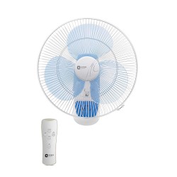 Orient Electric Wall- 49 Wall Fan with Remote & Automatic Speed Control | Wall Fan with Tilt & Oscillation mechanism | Remote with Display Panel & Timer | Crystal White