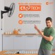 Orient Electric 400 MM Wall-44 Trendz Mount Fan | Wall Mount Fan for Home & Kitchen | Powerful Motor with High Air Delivery |Smooth Oscilation, 3-Speed Control | 2 Years Warranty | Slate Grey