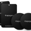 Spigen Metal Plates for Magnetic Car Phone Holder (4 Pack - 2 Round, 2 Rectangle) - Black
