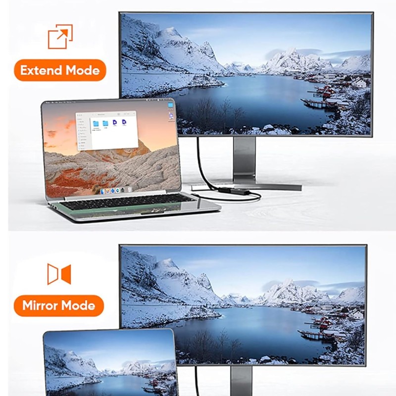 CableCreation DVI to HDMI Cable 0.5ft, Short Bi-Directional HDMI Female to DVI-D(24+1) Male Adapter, 1080P DVI-D to HDMI Conveter for PC, TV Box, PS5, Xbox