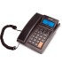 Beetel M64N Caller id Landline Phone with 16 Digit and Adjustable LCD Display, 2-Way Adjustable Speaker Phone, 99 Incoming and 18 Outgoing Call Memory, 3 One-Touch Memory, TEC Certified (M64N)(Black)
