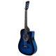 JUÂREZ JRZ38C/VTS ACOUSTIC 38" GUITAR WITH ACC (BLUE SUNBURST)