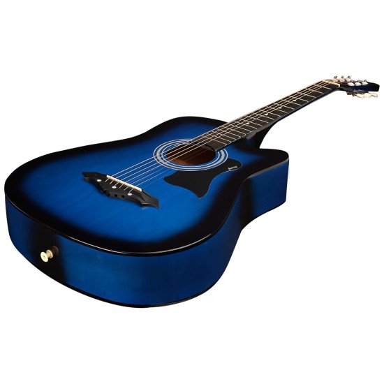 JUÂREZ JRZ38C/VTS ACOUSTIC 38" GUITAR WITH ACC (BLUE SUNBURST)