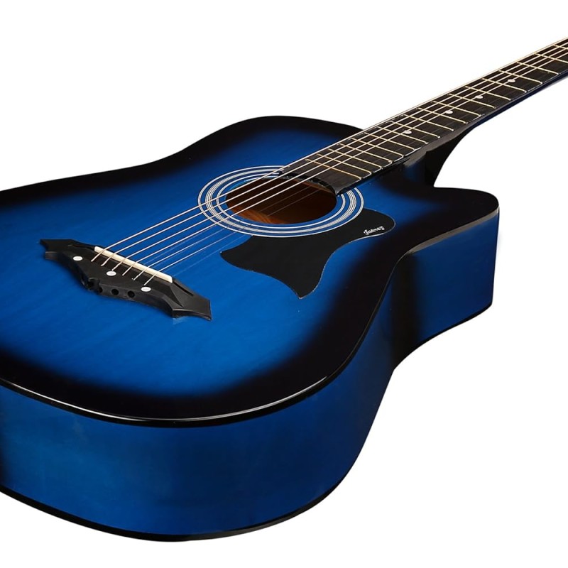JU�REZ JRZ38C/VTS ACOUSTIC 38" GUITAR WITH ACC (BLUE SUNBURST)