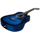 JUÂREZ JRZ38C/VTS ACOUSTIC 38" GUITAR WITH ACC (BLUE SUNBURST)