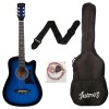 JU�REZ JRZ38C/VTS ACOUSTIC 38" GUITAR WITH ACC (BLUE SUNBURST)