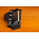 Juârez Acoustic Guitar, 38 Inch Cutaway, 038C with Bag, Strings, Pick and Strap, Black (Acoustic Guitar Kit, SUNBURST)