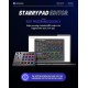 Donner MIDI Pad Controller Keyboard USB Type-C, Professional Drum Pad Machine Beat Maker with 16 Pads, MIDI Out, 2 Assignable Faders and Buttons (STARRYPAD MINI, Black)