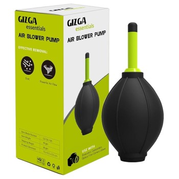 Gizga Essentials Professional Super Blower with Hi Perfomance Silicon Squeeze Bulb for DSLR Camera Lens, Binocular Lens, Telescope Lens and Sensitive Electronics Items