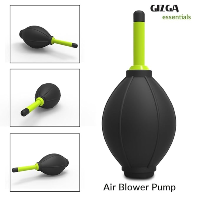 Gizga Essentials Professional Super Blower with Hi Perfomance Silicon Squeeze Bulb for DSLR Camera Lens, Binocular Lens, Telescope Lens and Sensitive Electronics Items Gizga Essentials Professional Super Blower with Hi Perfomance Silicon Squeeze Bulb for DSLR Camera Lens, Binocular Lens, Telescope Lens and Sensitive Electronics Items
