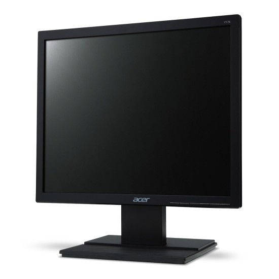 Acer V176L 17-inch(44cm) Square 1280 X 1024 (SXGA) Resolution LED Backlit Computer Monitor, 250 Nits, 5 MS Response Time, TCO Certified, Black 
