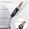 CableCreation 3.5mm TRS Aux Cable, Braided Audio Auxiliary Input Adapter Male to Male for Car, Hi-Fi Sound, Cotton Compatible with Headphone, Galaxy S22,Phone,Home Stereo,Car Stereo&More,1.5FT - Black CableCreation 3.5mm TRS Aux Cable, Braided Audio Auxiliary Input Adapter Male to Male for Car, Hi-Fi Sound, Cotton Compatible with Headphone, Galaxy S22,Phone,Home Stereo,Car Stereo&More,1.5FT - Black