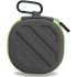tizum Headphone Carrying Case - Multi Purpose Pocket Storage with Carabinr Hook, Travel Organizer for Headphone, Pen Drives, Memory Card, Cable (Grey)