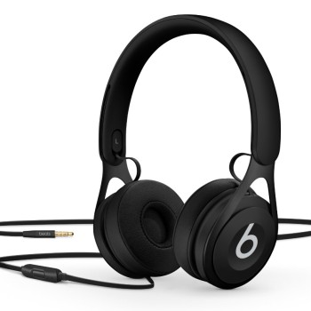 Beats Ep Wired On-Ear Headphones - Battery Free for Unlimited Listening, Built in Mic and Controls - Black