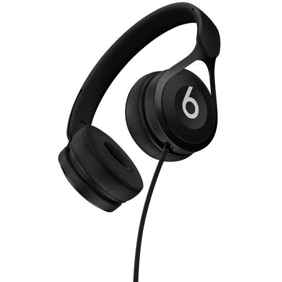 Beats Ep Wired On-Ear Headphones - Battery Free for Unlimited Listening, Built in Mic and Controls - Black