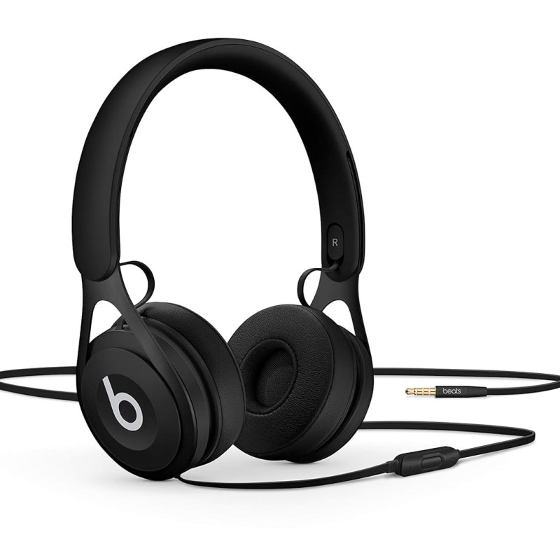 Beats Ep Wired On-Ear Headphones - Battery Free for Unlimited Listening, Built in Mic and Controls - Black Beats Ep Wired On-Ear Headphones - Battery Free for Unlimited Listening, Built in Mic and Controls - Black