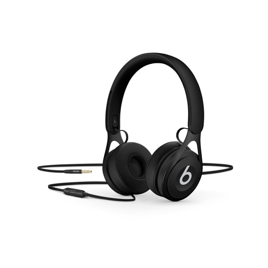 Beats Ep Wired On-Ear Headphones - Battery Free for Unlimited Listening, Built in Mic and Controls - Black