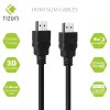 Tizum HDMI Cable 4K High Speed HDMI Cord 10.2 Gbps with Ethernet Support 4K,24Hz for All HDMI Devices, Laptop, Computer, UHD TV, Monitor, Xbox 360, PS4, PS5, Gaming Console (1.5 Meter/ 5 Feet)