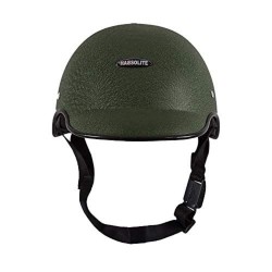 Habsolite HB-MWG2 Mini Wrinkle All Purpose Safety Helmet with Quick Release Strap for Men & Women (Green, Medium)