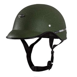 Habsolite HB-MWG2 Mini Wrinkle All Purpose Safety Helmet with Quick Release Strap for Men & Women (Green, Medium)