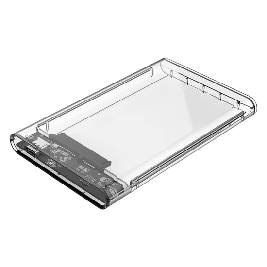 Orico 2.5Inch SATA Type-C Transparent Hard Drive Enclosure