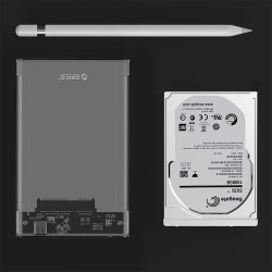 Orico 2.5Inch SATA Type-C Transparent Hard Drive Enclosure