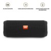 JBL Flip 4, Wireless Portable Bluetooth Speaker with Mic, Signature Sound with Bass Radiator, Vibrant Colors with Rugged Fabric Design, Connect+, IPX7 Waterproof & AUX (Black) JBL Flip 4, Wireless Portable Bluetooth Speaker with Mic, Signature Sound with Bass Radiator, Vibrant Colors with Rugged Fabric Design, Connect+, IPX7 Waterproof & AUX (Black)