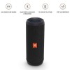 JBL Flip 4, Wireless Portable Bluetooth Speaker with Mic, Signature Sound with Bass Radiator, Vibrant Colors with Rugged Fabric Design, Connect+, IPX7 Waterproof & AUX (Black) JBL Flip 4, Wireless Portable Bluetooth Speaker with Mic, Signature Sound with Bass Radiator, Vibrant Colors with Rugged Fabric Design, Connect+, IPX7 Waterproof & AUX (Black)