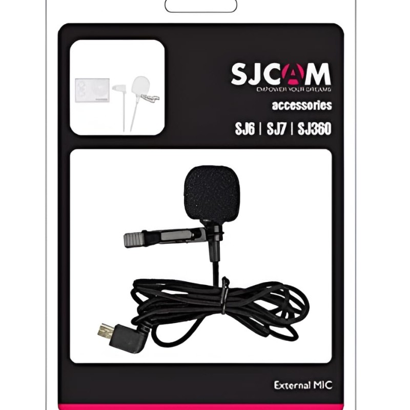 Sjcam External Microphone Compatible Sj6 Legend Sj7 Star and Sj360 - Mini USB