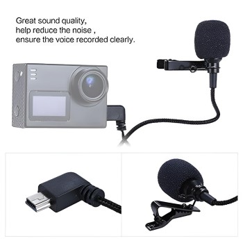 Sjcam External Microphone Compatible Sj6 Legend Sj7 Star and Sj360 - Mini USB