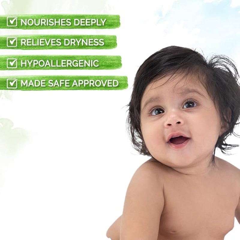 Mamaearth Moisturizing Daily Lotion For Babies - 200ml | Infused with Cocoa Butter, Shea Butter & Jojoba Oil | Helps to Relieve Dryness & Provides Deep Skin Nourishment Mamaearth Moisturizing Daily Lotion For Babies - 200ml | Infused with Cocoa Butter, Shea Butter & Jojoba Oil | Helps to Relieve Dryness & Provides Deep Skin Nourishment