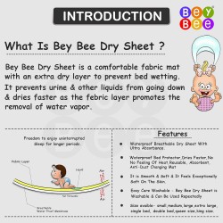 BeyBee Waterproof Quick Dry Sheet for Baby| Bed Pad Anti-Piling Fleece Extra Absorbent Washable Matress Protector| Baby Bed Protector Sheet for Toddler Children, Large Size, 140x100cm, Plum