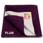 BeyBee Waterproof Quick Dry Sheet for Baby| Bed Pad Anti-Piling Fleece Extra Absorbent Washable Matress Protector| Baby Bed Protector Sheet for Toddler Children, Large Size, 140x100cm, Plum