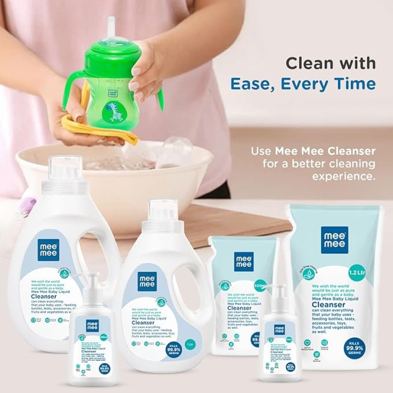 Mee Mee Baby Trainer Sippy Cup | Soft Spout, Leakproof Sipper for Toddlers | Dual Handle for Easy Grip | Non -Toxic, Lightweight & BPA Free, Green (150 Ml) Mee Mee Baby Trainer Sippy Cup | Soft Spout, Leakproof Sipper for Toddlers | Dual Handle for Easy Grip | Non -Toxic, Lightweight & BPA Free, Green (150 Ml)