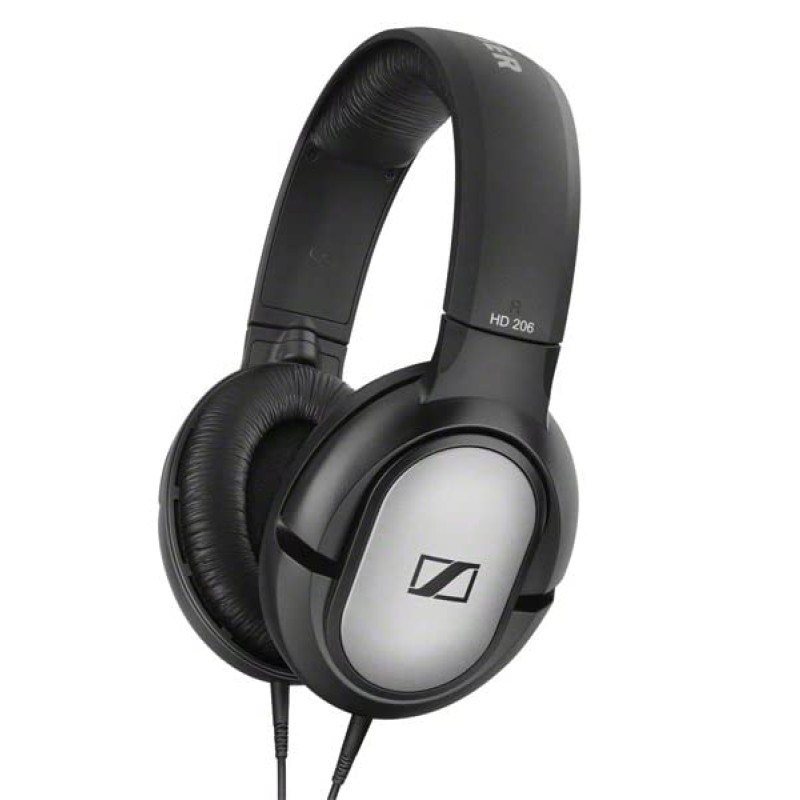 Sennheiser HD 206 Wired Over Ear Headphones Without Mic (Black) Sennheiser HD 206 Wired Over Ear Headphones Without Mic (Black)